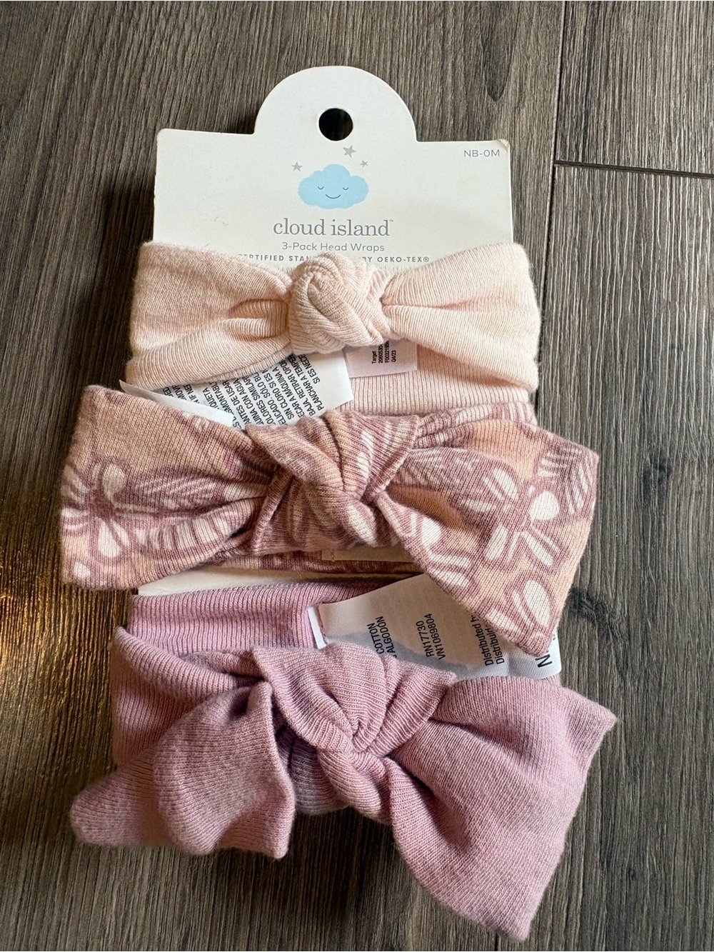 Target Cloud Island 3-pack Head Wrap headband for babies NEW